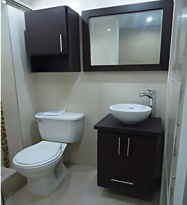Muebles de baño en tablex RH enchapado en fórmica – miniatura 4